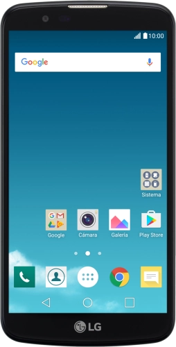 Imagen 1: Vista frontal del LG K10 - Black