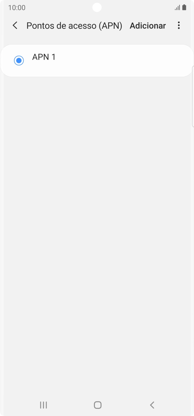 Prima Adicionar.