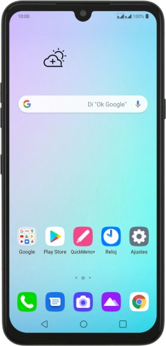 Imagen 1: Vista frontal del LG G8X ThinQ - Black