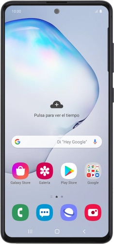 Imagen 1: Vista frontal del Samsung Galaxy Note10 Lite - Black