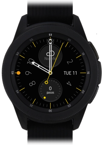 Imagen 1: Vista frontal del Samsung Galaxy Watch - Black