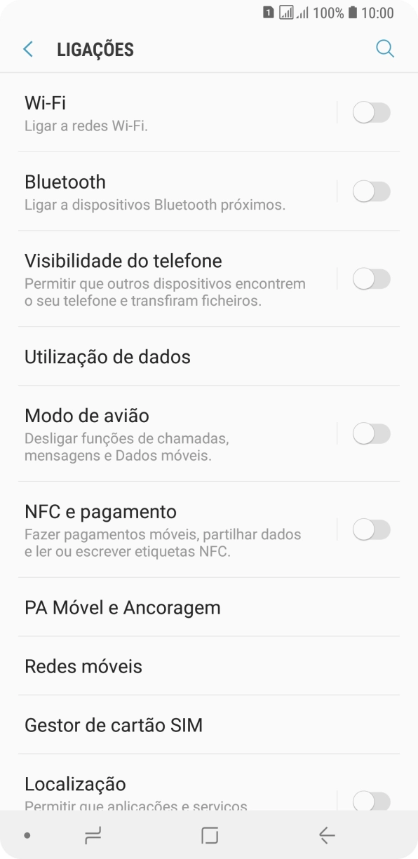 Prima Utilização de dados.