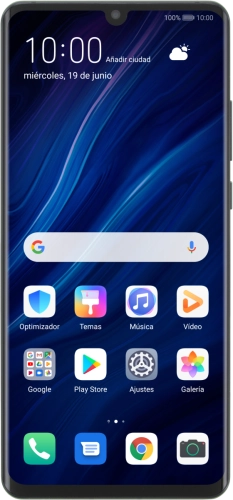 Imagen 1: Vista frontal del Huawei P30 Pro - Black