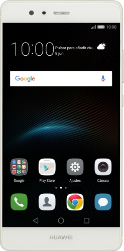 Imagen 1: Vista frontal del Huawei P9 - LightGray
