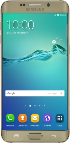 Imagen 1: Vista frontal del Samsung Galaxy S6 edge+ - LightGray