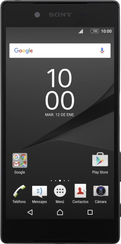 Imagen 1: Vista frontal del Sony Xperia Z5 - Black