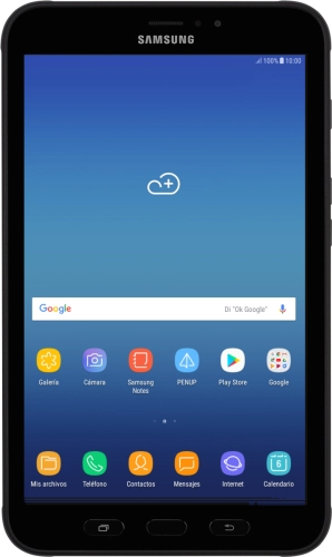 Imagen 1: Vista frontal del Samsung Galaxy Tab Active 2 - Black