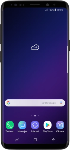 Imagen 1: Vista frontal del Samsung Galaxy S9 - Black