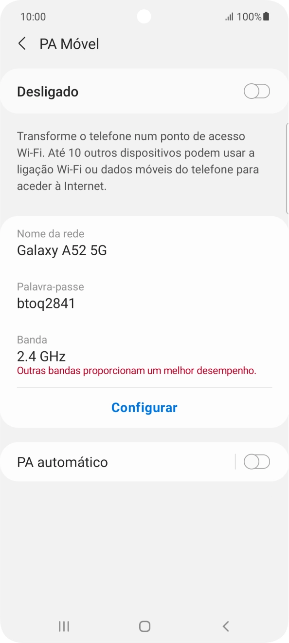 Prima Configurar.