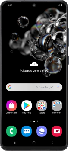 Imagen 1: Vista frontal del Samsung Galaxy S20 Ultra 5G - Black