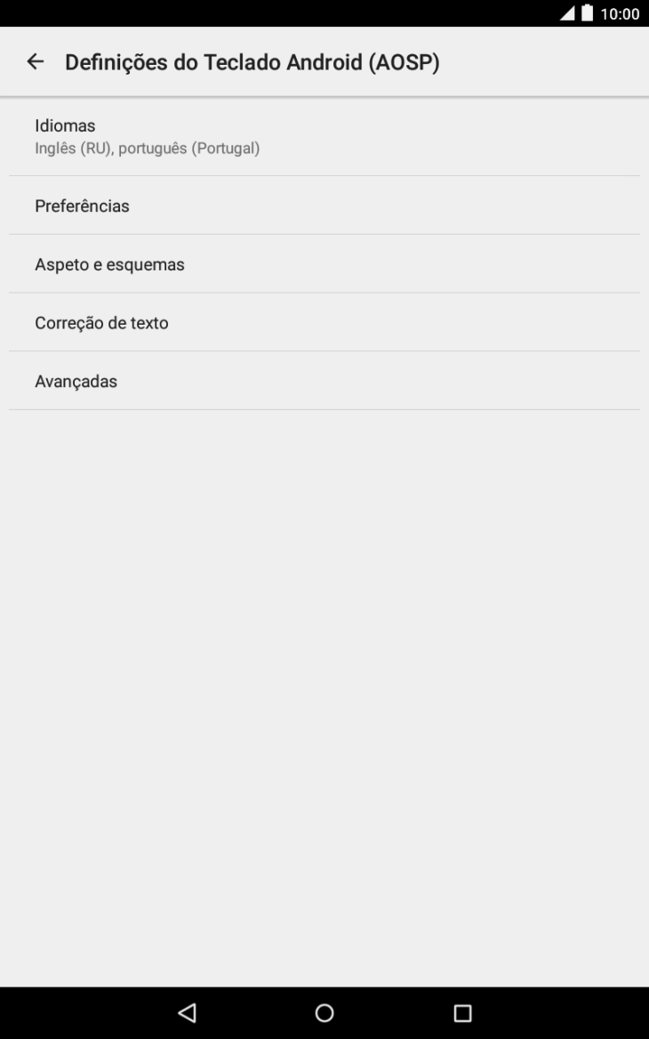 Prima Correção de texto.