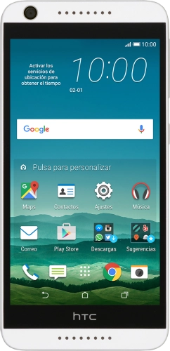 Imagen 1: Vista frontal del HTC Desire 626 - LightSkyBlue