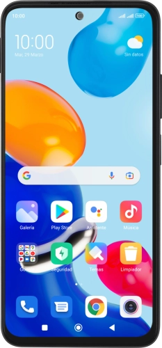 Imagen 1: Vista frontal del Xiaomi Redmi Note 11 - DarkGray