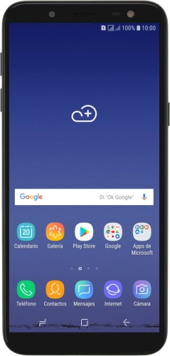 Imagen 1: Vista frontal del Samsung Galaxy J6 - Black