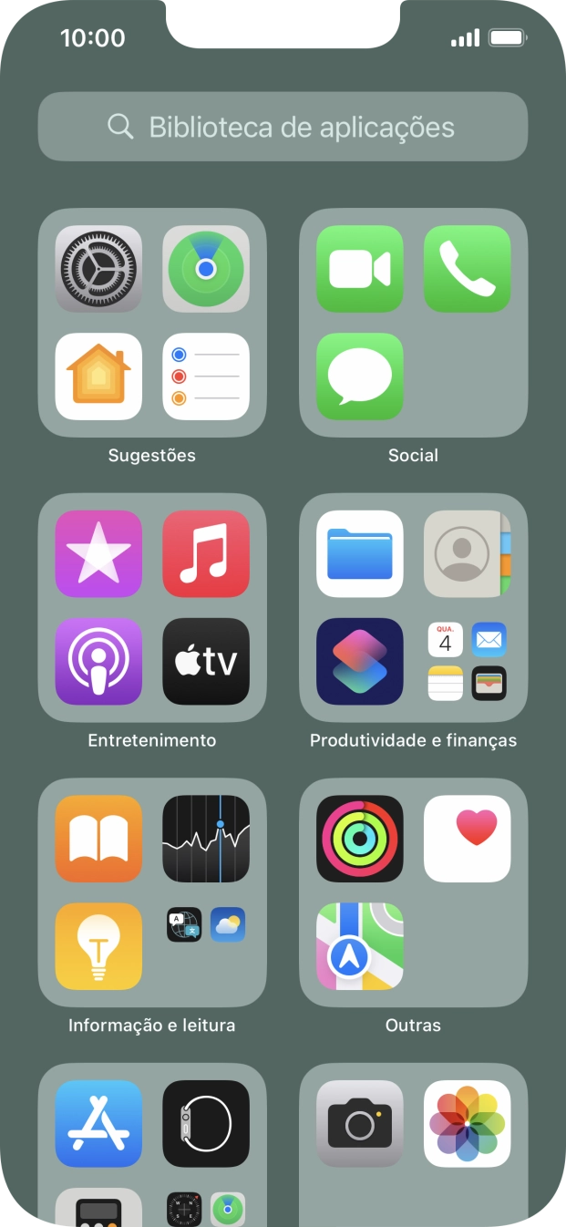 Prima a app pretendida.