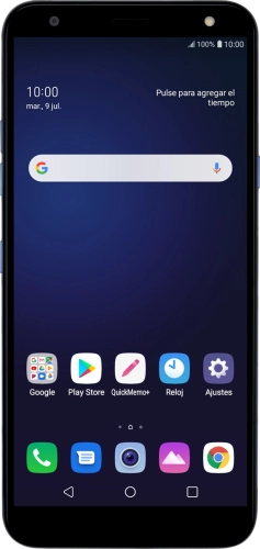 Imagen 1: Vista frontal del LG K40 - Black