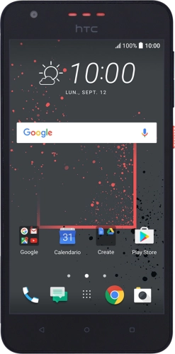 Imagen 1: Vista frontal del HTC Desire 825 - Black