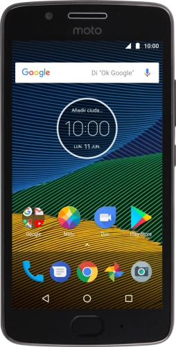 Imagen 1: Vista frontal del Motorola Moto G5 - DarkGray