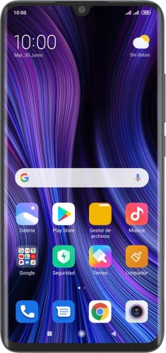 Imagen 1: Vista frontal del Xiaomi Mi Note 10 lite - DarkGray