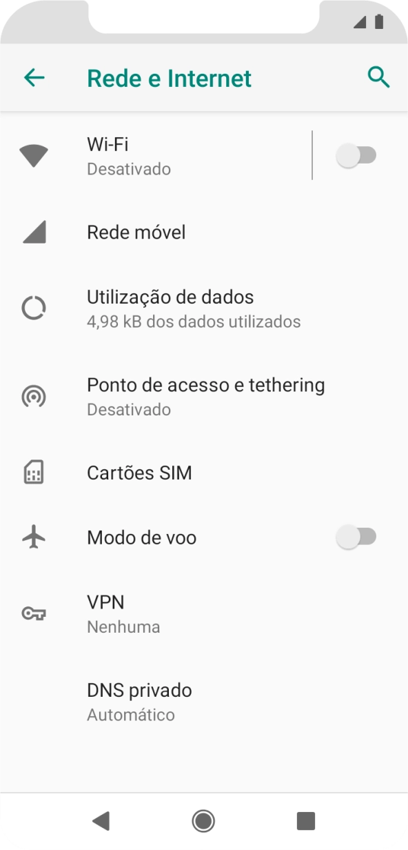Prima Utilização de dados.