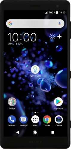 Imagen 1: Vista frontal del Sony Xperia XZ2 - Black