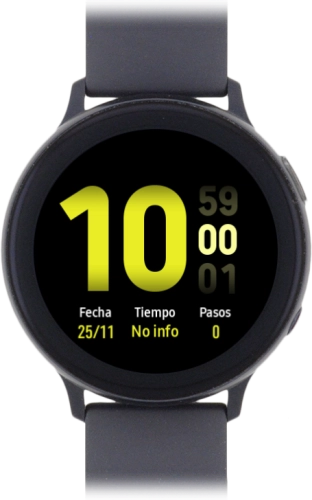 Imagen 1: Vista frontal del Samsung Galaxy Watch Active2 - Black