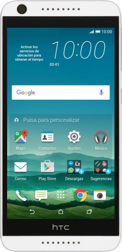 Imagen 1: Vista frontal del HTC Desire 626 - LightSkyBlue