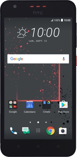 Imagen 1: Vista frontal del HTC Desire 825 - Black