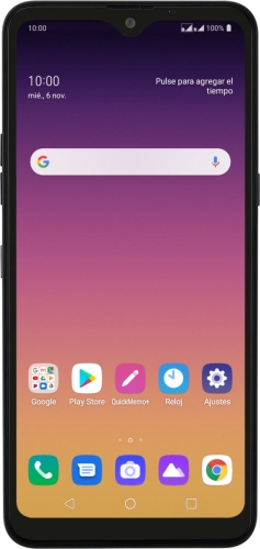 Imagen 1: Vista frontal del LG K50S - Black