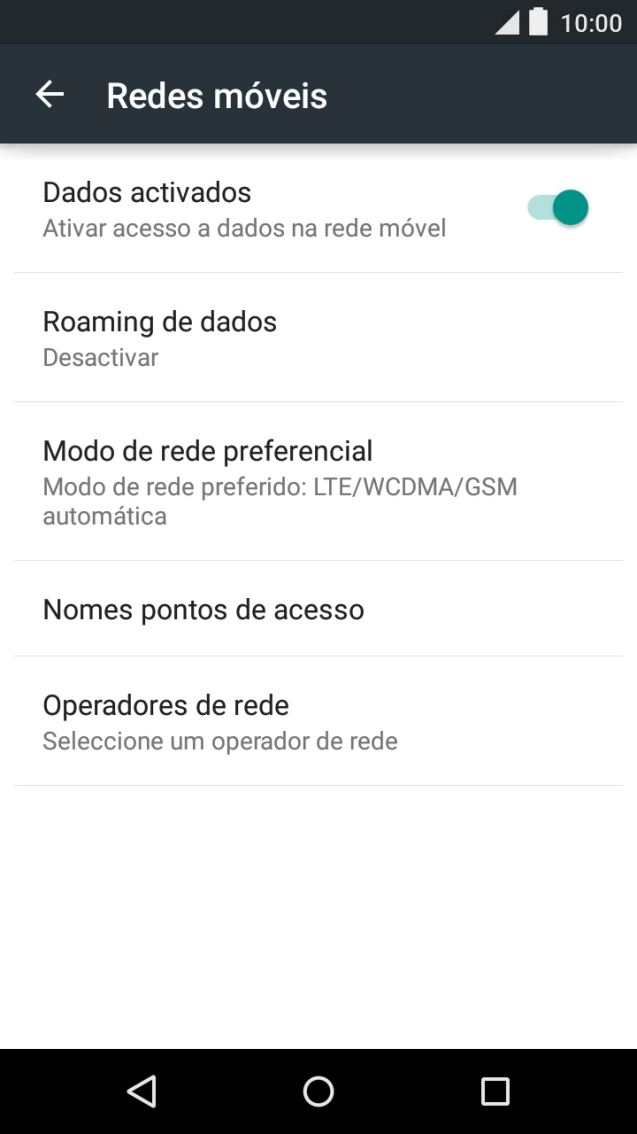 Prima Roaming de dados.