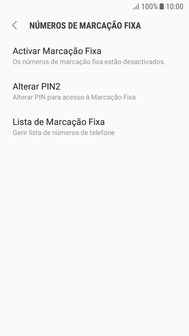 Prima Activar Marcação Fixa.