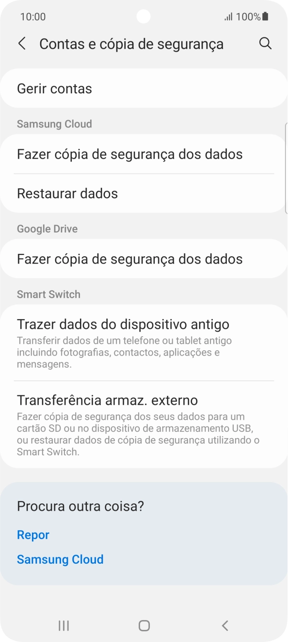 Prima Gerir contas.