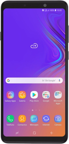 Imagen 1: Vista frontal del Samsung Galaxy A9 (2018) - Black