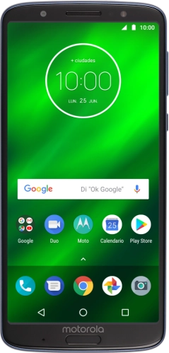 Imagen 1: Vista frontal del Motorola Moto G6 Plus - Black