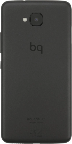 Imagen 2: Vista posterior del bq Aquaris U2 - Black
