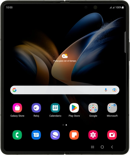 Imagen 1: Vista frontal del Samsung Galaxy Z Fold4 - Black