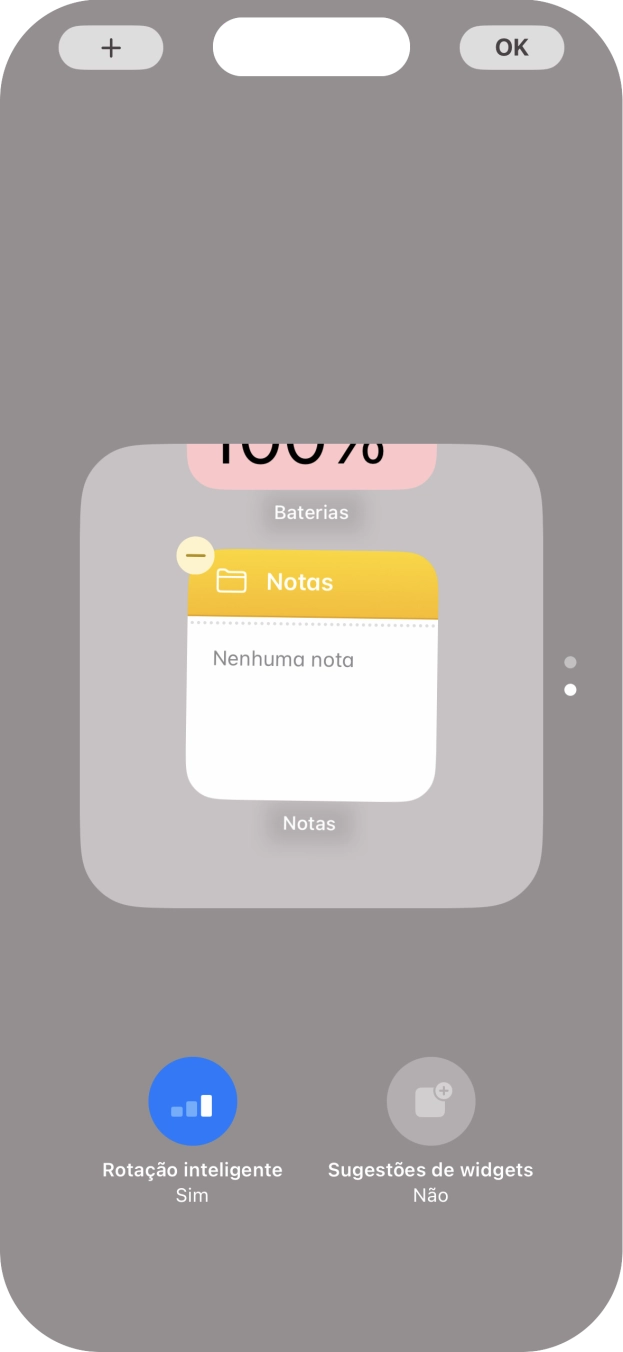 Prima Rotação inteligente para ativar ou desativar a função.
