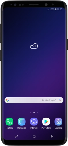Imagen 1: Vista frontal del Samsung Galaxy S9+ - Black