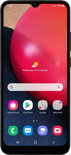 Imagen 1: Vista frontal del Samsung Galaxy A02s - Black