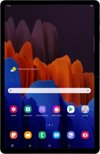 Imagen 1: Vista frontal del Samsung Galaxy Tab S7+ 5G - Black