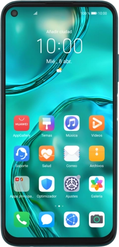 Imagen 1: Vista frontal del Huawei P40 Lite - Green