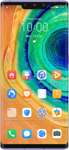 Imagen 1: Vista frontal del Huawei Mate 30 Pro - Silver