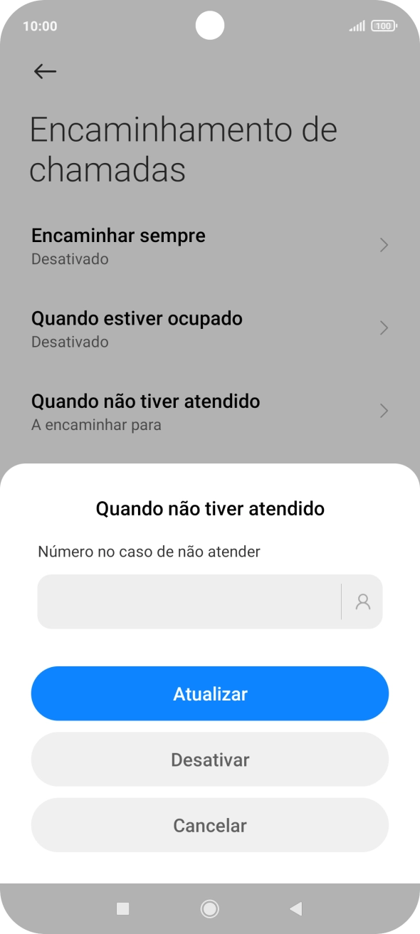 Prima Desativar.