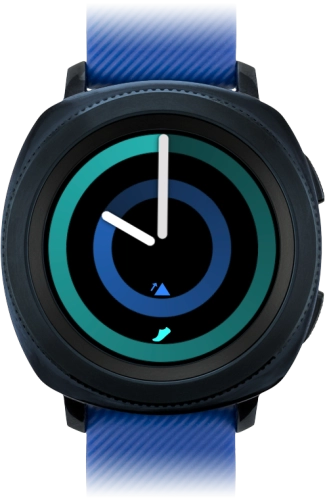 Imagen 1: Vista frontal del Samsung Gear Sport - MidnightBlue