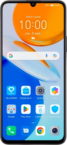 Imagen 1: Vista frontal del HONOR X7 - Black