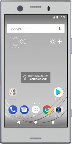 Imagen 1: Vista frontal del Sony Xperia XZ1 Compact - LightGray