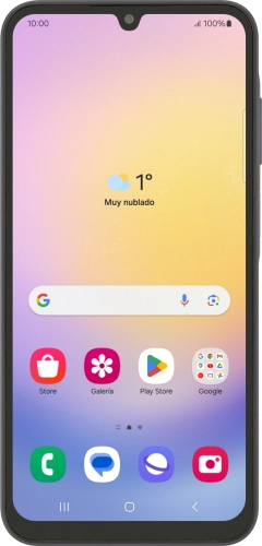 Imagen 1: Vista frontal del Samsung Galaxy A25 5G - Black