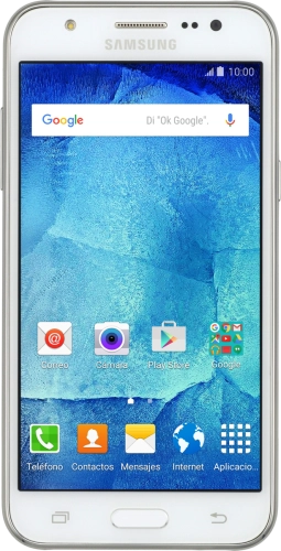 Imagen 1: Vista frontal del Samsung Galaxy J5 - White