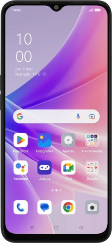 Imagen 1: Vista frontal del OPPO A77 5G - Black