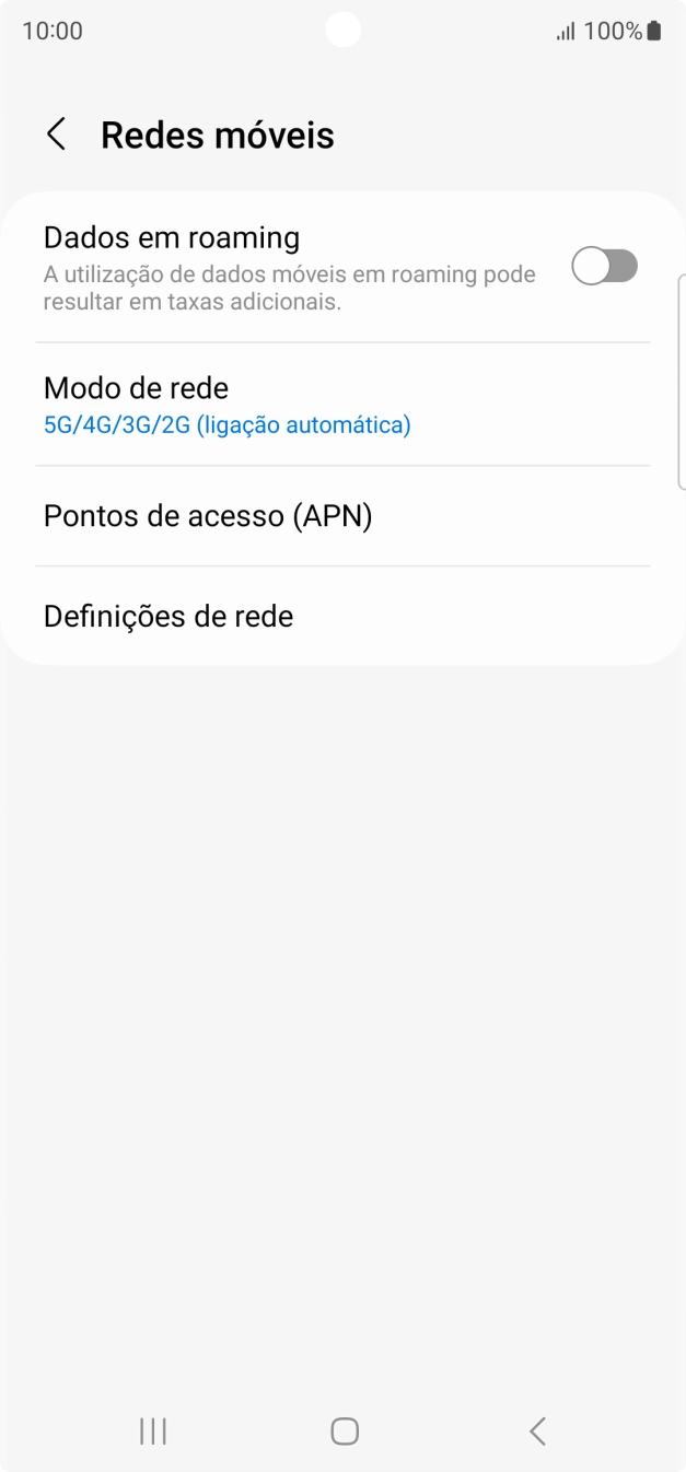 Prima Pontos de acesso (APN).